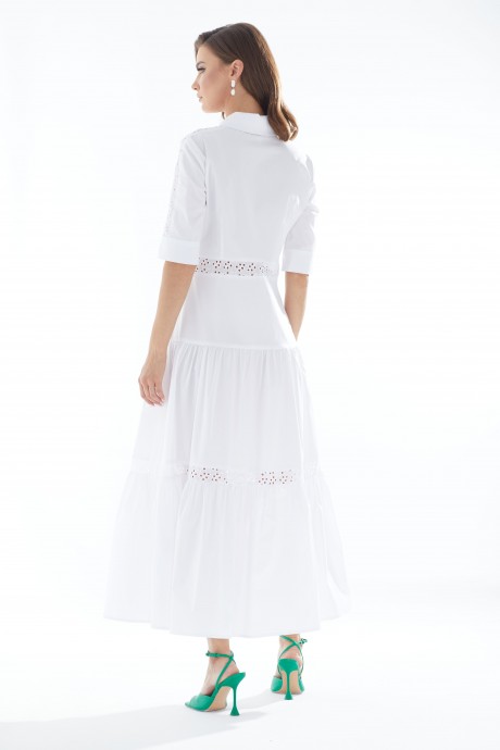 Платье Люше 2668 Белый размер 44-54 #6