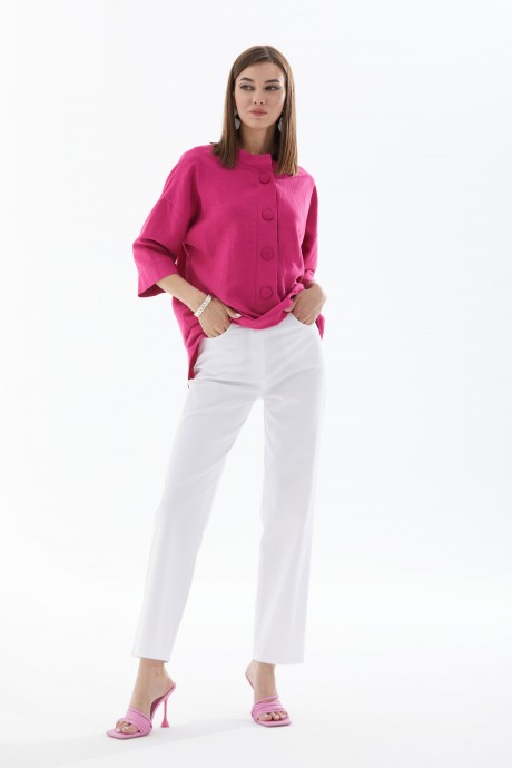 Блузка Люше 3031 розовый размер 44-60 #1