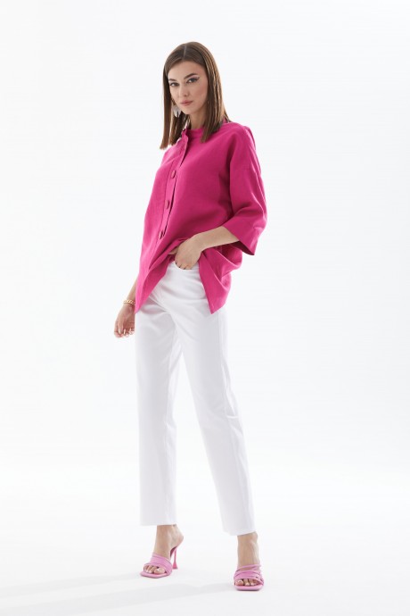 Блузка Люше 3031 розовый размер 44-60 #3