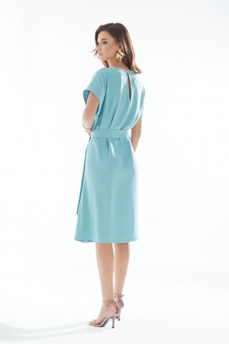Платье Люше 3093 голубой размер 44-60 #3