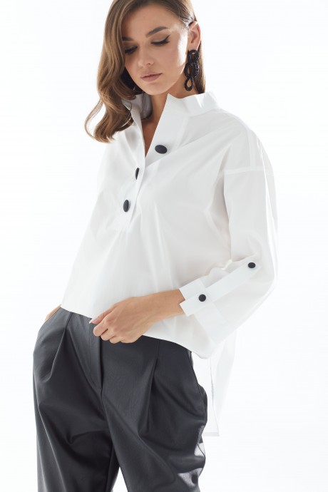 Блузка Люше 3100 белый размер 44-60 #1