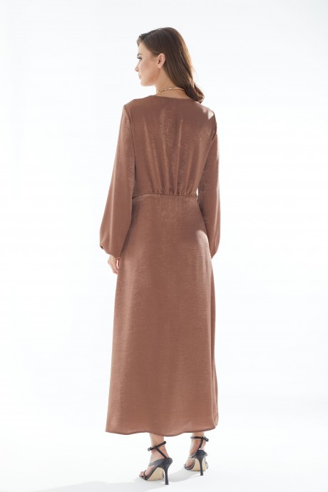Платье Люше 3091 коричневый размер 44-54 #4