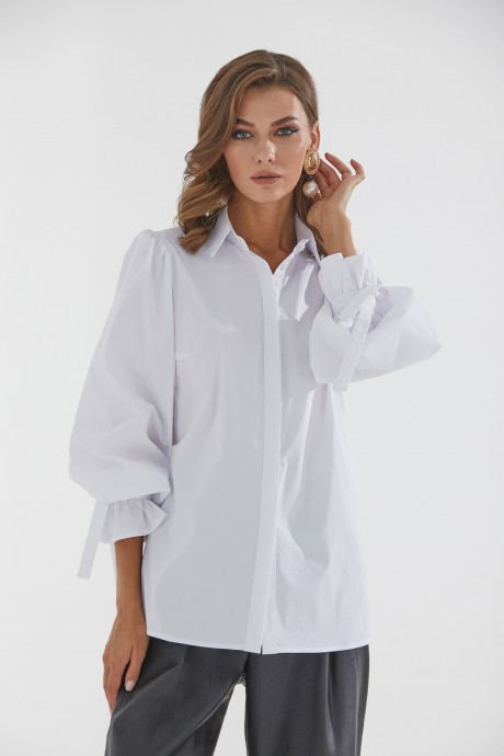Блузка Люше 3189 Белый размер 44-60 #2
