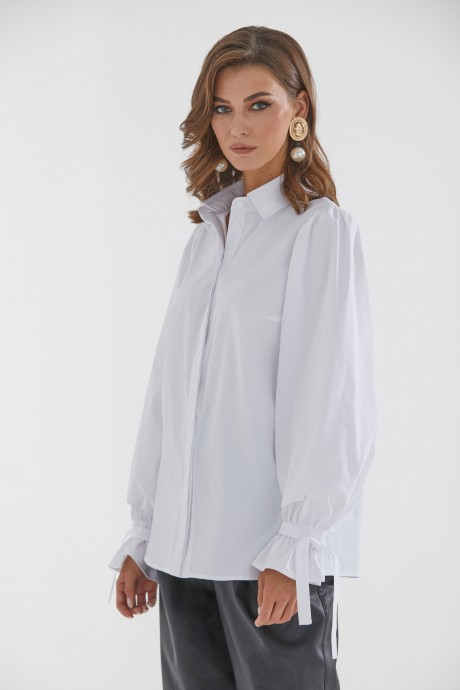 Блузка Люше 3189 Белый размер 44-60 #3