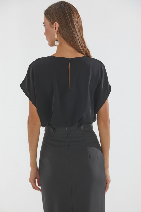 Блузка Люше 3188 черный размер 44-60 #3