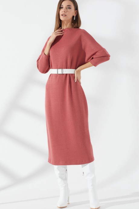 Платье Люше 3229 розовый размер 44-60 #4