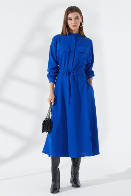 Платье Люше 3205 синий размер 44-60 #2