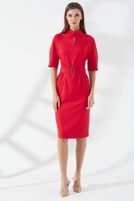 Платье Люше 3207 красный размер 44-60 #1