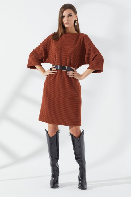 Платье Люше 3211 коричневый размер 44-54 #3