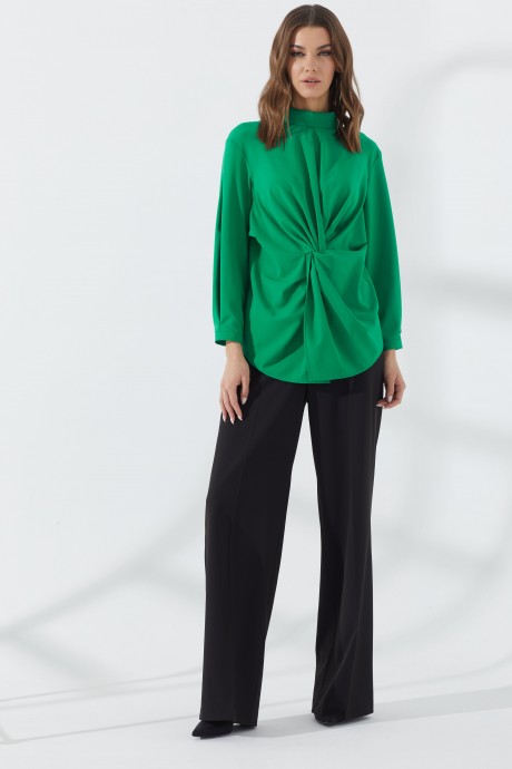 Блузка Люше 3265 зеленый размер 44-54 #4