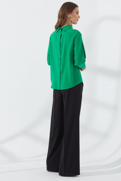 Блузка Люше 3265 зеленый размер 44-54 #5