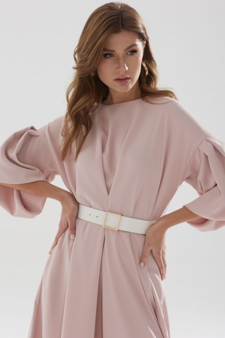 Платье Люше 3386 розовый размер 44-60 #5