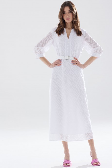 Платье Люше 3400 белый размер 44-54 #2
