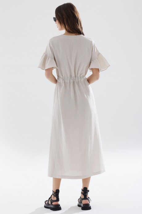 Платье Люше 3404 молочный размер 44-60 #4