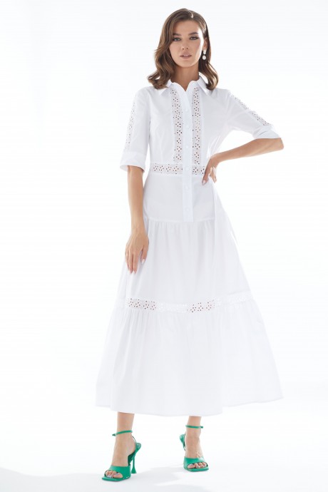Платье Люше 3441 белый размер 44-54 #1