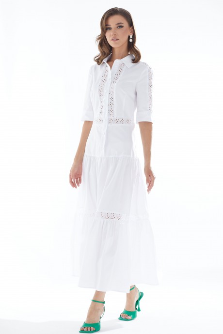 Платье Люше 3441 белый размер 44-54 #2
