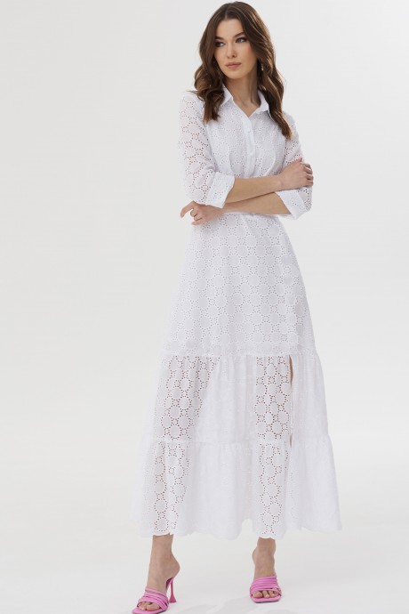 Платье Люше 3449 белый размер 42-52 #2