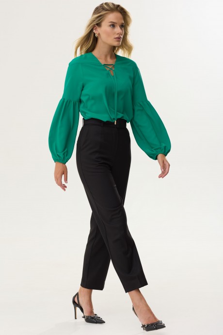 Блузка Люше 3540 Зеленый размер 44-60 #2