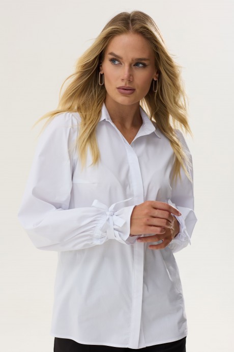 Блузка Люше 3576 Белый размер 44-60 #2