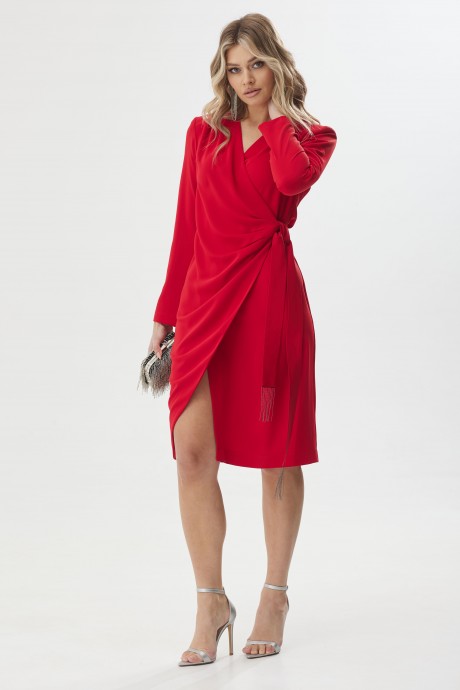 Вечернее платье Люше 3662 красный размер 44-54 #3