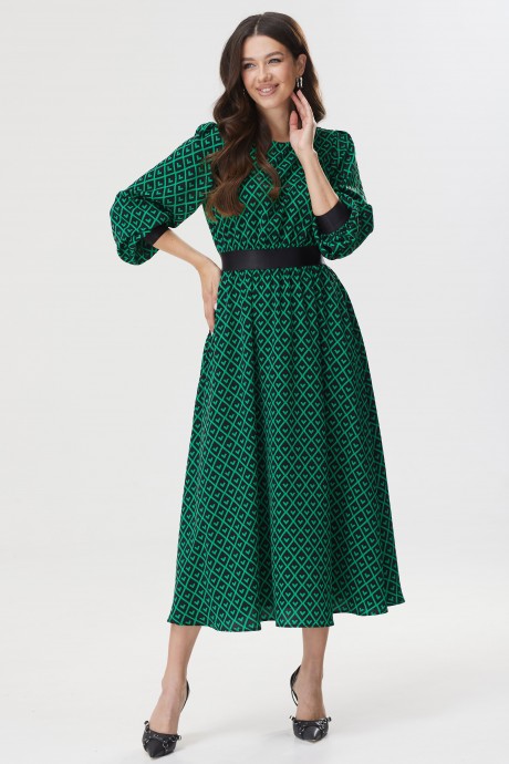 Платье Люше 3631 зеленый размер 44-54 #2