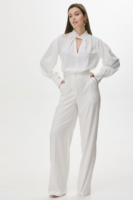 Блузка Люше 3717 белый размер 44-54 #1
