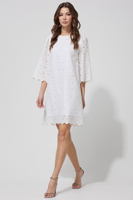 Платье Люше 3748 белый размер 44-54 #4
