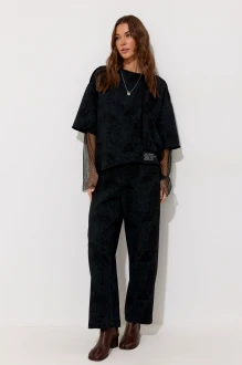 Брючный костюм Люше 4285 черный