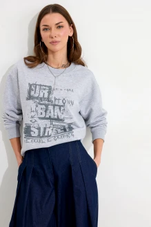 Джемпер (кофта) Люше 4309 серый