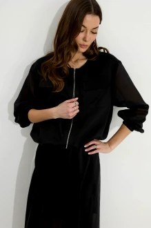 Бомбер Люше 4299 черный