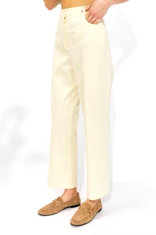 Брюки Люше 4349 молочные