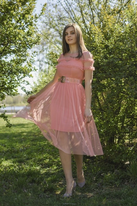 Вечернее платье Jerusi 1985 розовый размер 44-50 #1