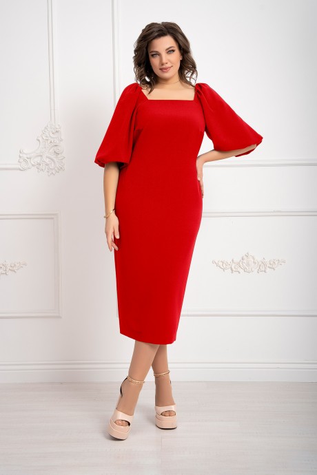 Вечернее платье Jerusi 2308 красный размер 50-58 #1