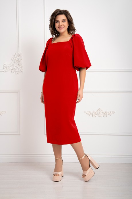 Вечернее платье Jerusi 2308 красный размер 50-58 #2
