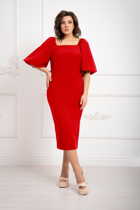Вечернее платье Jerusi 2308 красный размер 50-58 #4