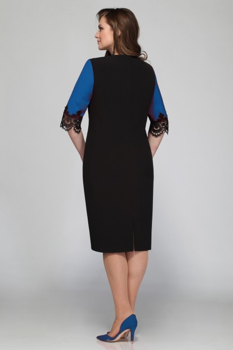 Вечернее платье Matini 3.1141 синий/черный размер 58-62 #3