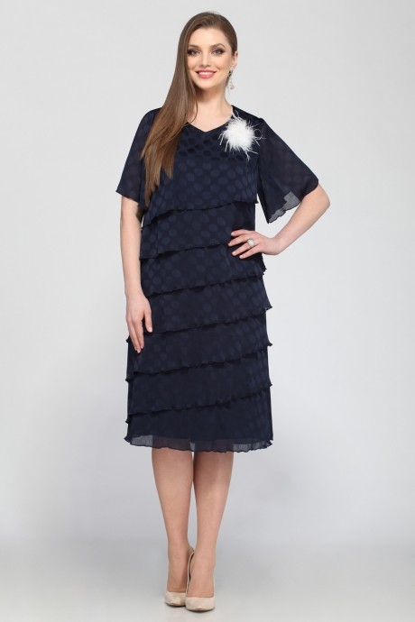 Вечернее платье Matini 3.1185 синий размер 52-56 #1