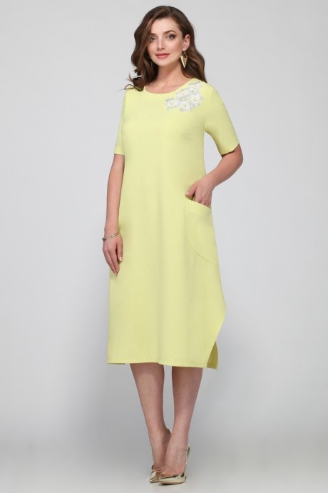 Платье Matini 3.1198 желтый размер 56-60 #1