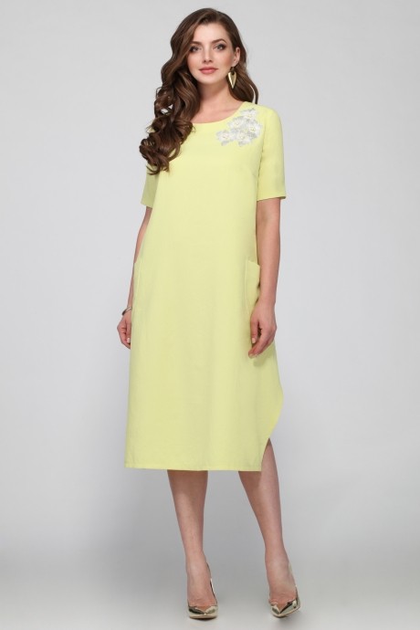 Платье Matini 3.1198 желтый размер 56-60 #2