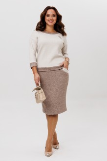 Костюм/комплект Galean Style 786 .1 бежевый, коричневый