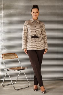 Костюм/комплект Galean Style 827 .1 бежевый, коричневый