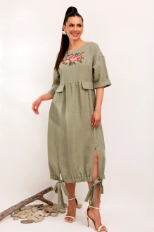 Платье Galean Style 1003 хаки