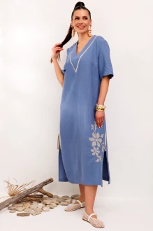 Платье Galean Style 1006 синее