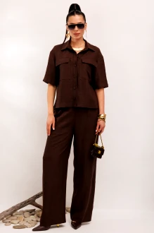 Брючный костюм Galean Style 982 .1 коричневый