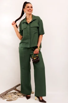 Брючный костюм Galean Style 982 .1 хаки