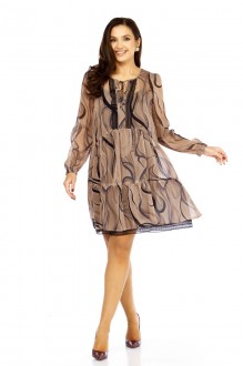 Платье Милора Стиль 1035 песочный #1