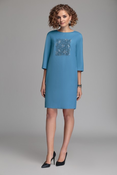 Платье GIZART 7284 голубой размер 44-50 #4