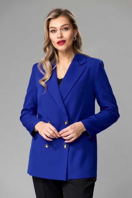 Жакет (пиджак) GIZART 17551/1 с синий размер 42-56 #3