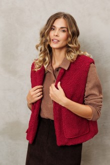 Жилетка GIZART 15408 /1 бордовый #1