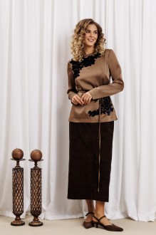 Костюм/комплект GIZART 5435 капучино, шоколадный